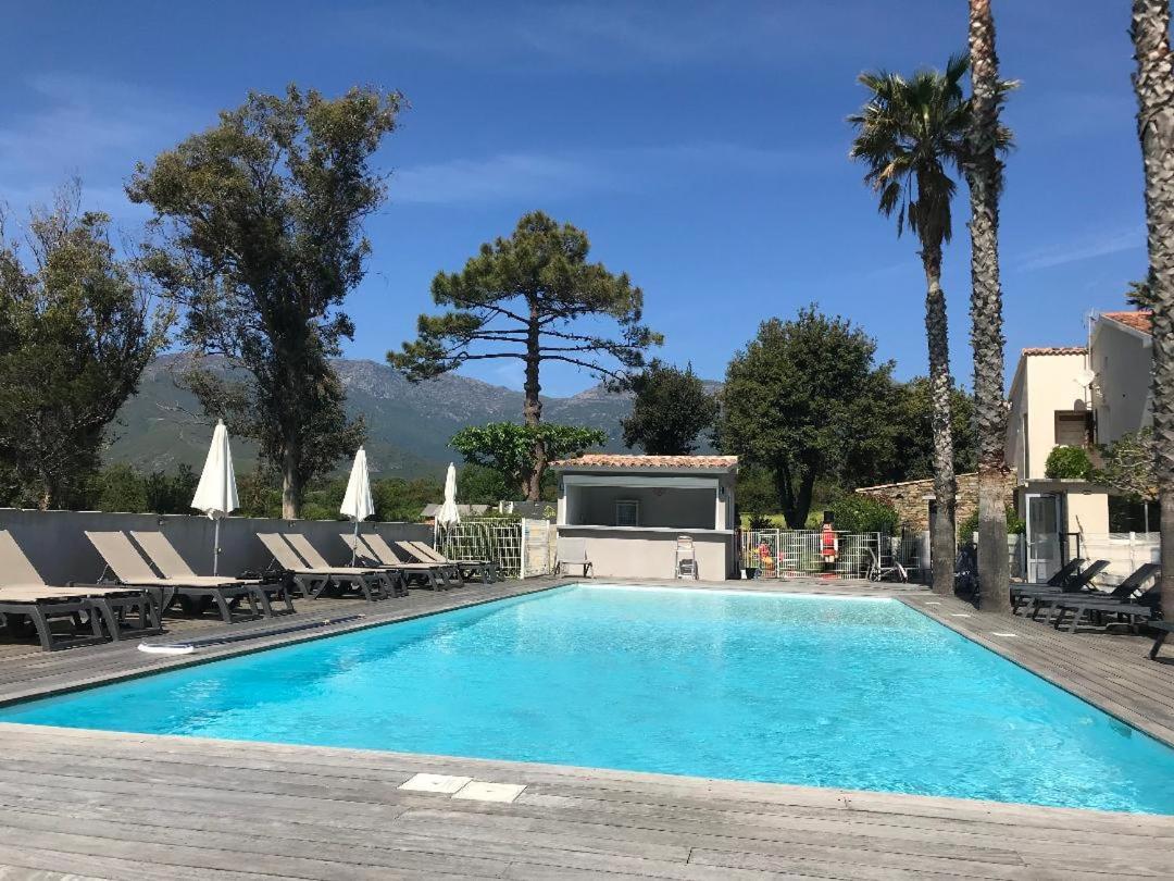 Hotel Restaurant Les Chasseurs Marine de Pietracorbara Dış mekan fotoğraf