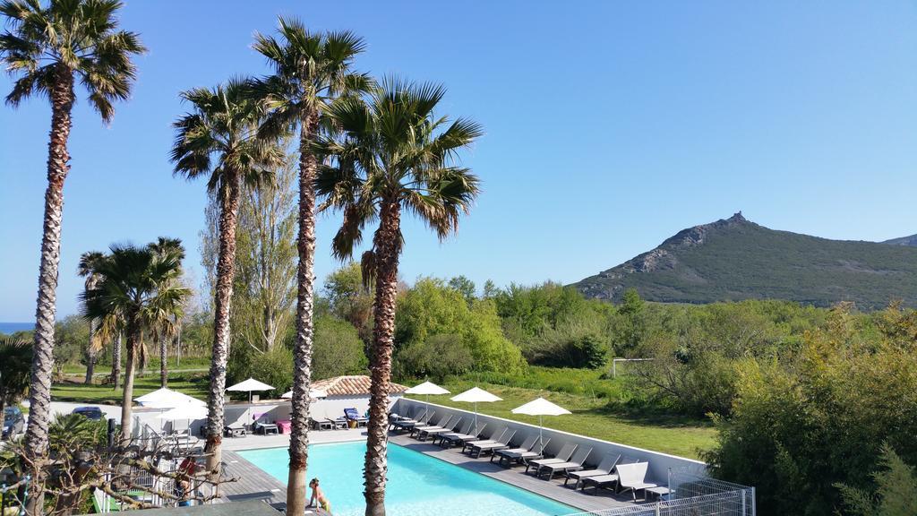 Hotel Restaurant Les Chasseurs Marine de Pietracorbara Dış mekan fotoğraf